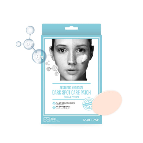 Labottach 32 Dark Spot Care (Hydrogel) Patches, Relieve Freckles, Blemishes, Sun spots, Post ACNE marks all skin types, use on the face, body with Ozonated Olive Oil, Niacinamide, Alpha - Arbutin… - Laboflex - Dark_spot_patch